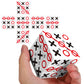 Cross-Border Uv Printed Personalized 3X3 Cube Square Network 3X3 Arrow 3X3 Tic-Tac-Toe Cube Wholesale