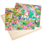 100 children's wooden cartoon animal dinosaur plane wooden puzzle boys and girls baby early education educational toys