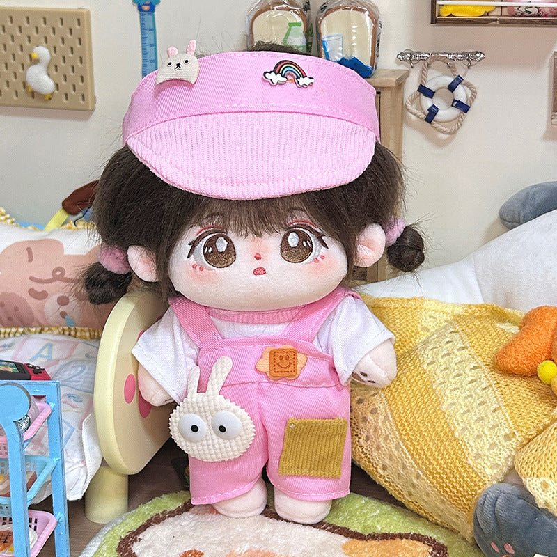 Dropshipping 20cm Baby Clothes Cotton Doll Clothes Cute Pajamas Set Original Antique Han Dynasty Doll Dress up