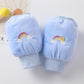 Children's Sleeve Lined Crystal Velvet Anti-Stain and Dirt-Resistant Autumn and Winter New Style Cute Three-Dimensional Embroidery for Boys and Girls