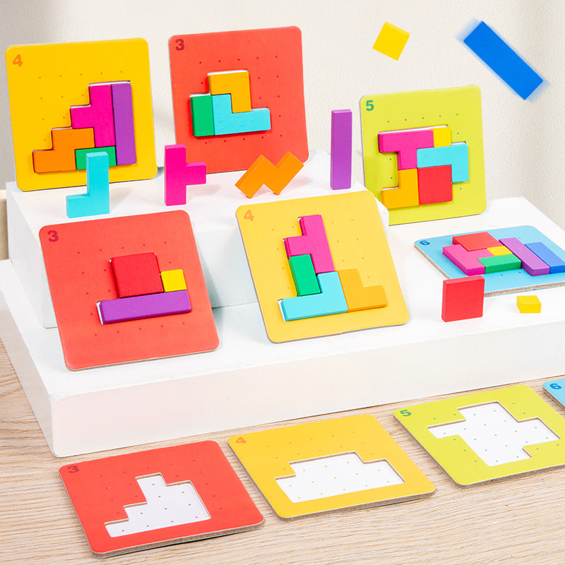 Tiktok-Style Quick Battle Puzzle Parent-Child Two-Player Focus Battle Building Block Educational Thinking Training Toy