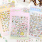 Paper Trace Puzzle Stickers Dusty Ancient Style Series Chinese Trend Creative Journal Material Collage DIY Landscaping Decoration