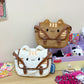 Cute Cat Plush Small Bag Shoulder Bag New Online Popular High Color Value Cartoon Plush Doll Handbag Women's Bag
