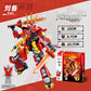 Little Luban Building Blocks Children's Educational Assembled Car Model Transforming Mecha Robot Compatible with Lego Boy Toys