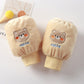 Children's Sleeve Lined Crystal Velvet Anti-Stain and Dirt-Resistant Autumn and Winter New Style Cute Three-Dimensional Embroidery for Boys and Girls