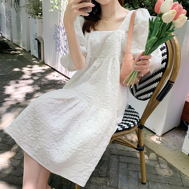 Small Fresh Pregnant Women's Summer Dress dress Fashion Internet Popular suit 2022 New Women's Summer Dress for Pregnant Belly Covering