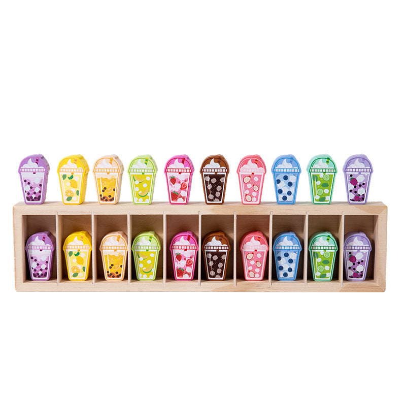 Children's Early Education Artificial Beverage Bottle Matching Color Matching Exercise Memory Family Interactive Toy Puzzle
