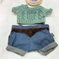 {Only Baby Clothes}25Cm Barcelona Bear Sweatshirt Toy Bear Clothes Skirt Bear Replacement Can Be Sent with Samples and Pictures