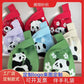 Panda New Knitted Bag Women's Handbag Wide Hand Gift Back Gift Bag Cute Panda Knitted Bag Hand Gift