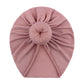 European and American New Style Baby Pullover Hat, Cute Solid Color Donut Baby Hat, Thin and Comfortable Baby Hat for All Seasons