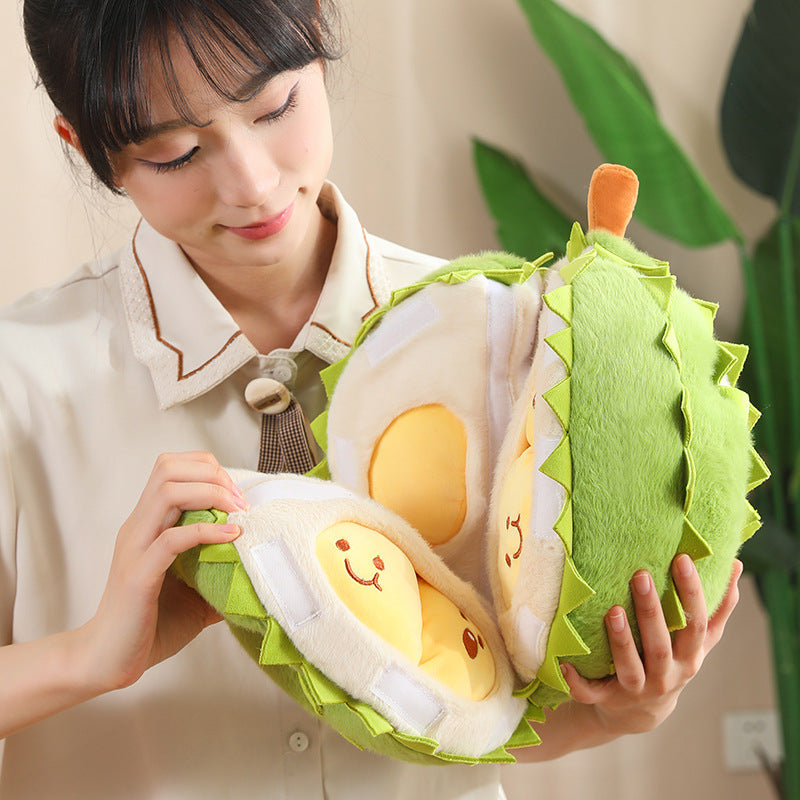 New Tear-Off Durian Doll Decompression Plush Toy Holiday Gift Plush Toy Gift Creative Fruit