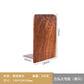 Japanese Style Simple Wooden Book Stand Creative Black Walnut Wood Thickened Bookshelf Bookend Student's Solid Wood Bookend Logo