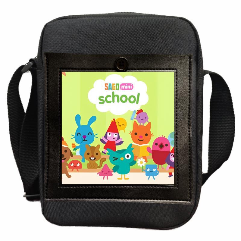 Sago Mini Friends Student Shoulder Bag Men's and Women's Youth Messenger Bag DIY Customized Handheld