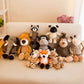 Forest Animal Tiger Doll Lion Elephant Monkey Giraffe Live Jungle Doll Plush Toy Kidsren's Gift