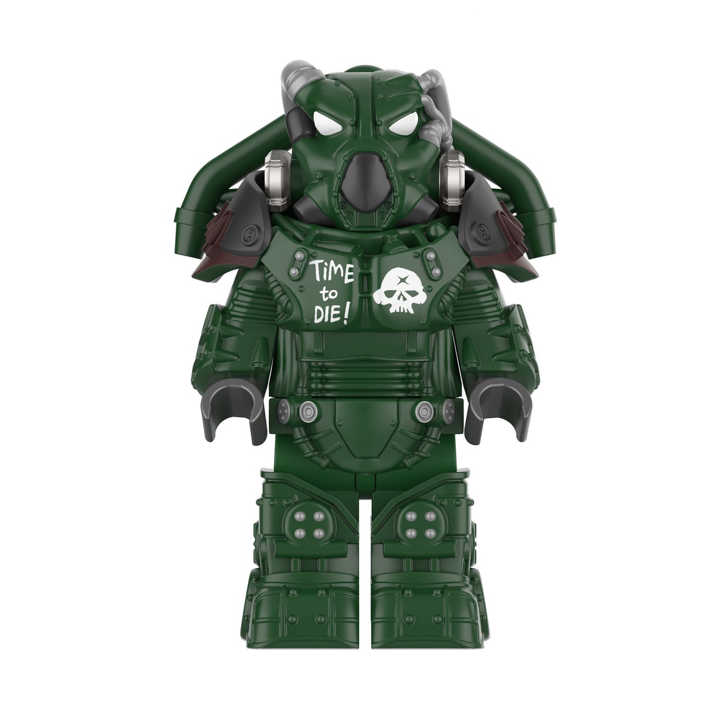 Flame X-01 Mecha Third-Party Radiation Warrior Building Block Figure Cross-Border Goods Bagged for Boys Compatible with Lego