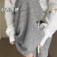 Pregnant women's pants texture soft waxy striped pants autumn high waist drape feeling lazy relaxation feeling niche straight leg pregnant women
