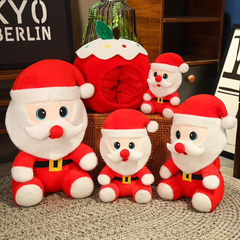 Cute Santa Claus Doll Pingan Fruit Plush Toy Doll Children's Toy Doll Pillow Christmas Gift