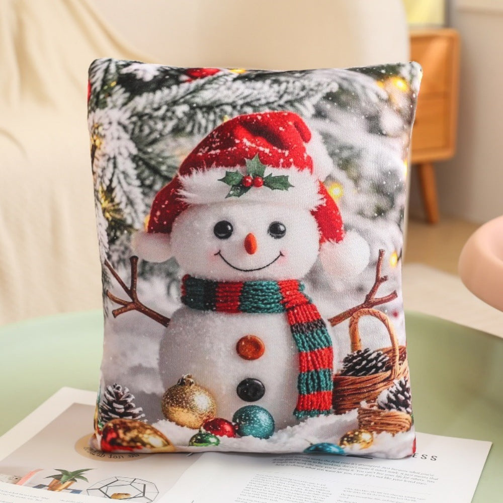 Factory Price Wholesale Christmas Gift Doll Pillow Holiday Decoration Snowman Deer Cushion Santa Doll