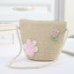 Cross-border New Children's Bag Spring and Summer New Children's Crossbody Bag Handmade Straw Satchel Travel Mini Coin Purse
