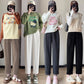 Pregnant women's autumn and winter chenille European cotton velvet fleece-lined thickened bloomers slim ankle-tied pants sports pants