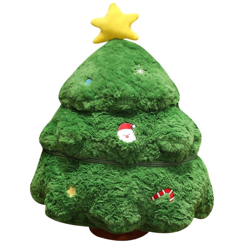 Cross-Border New Santa Claus Doll Simulation Christmas Tree Pillow Sofa Christmas Ornaments Happy Christmas Series