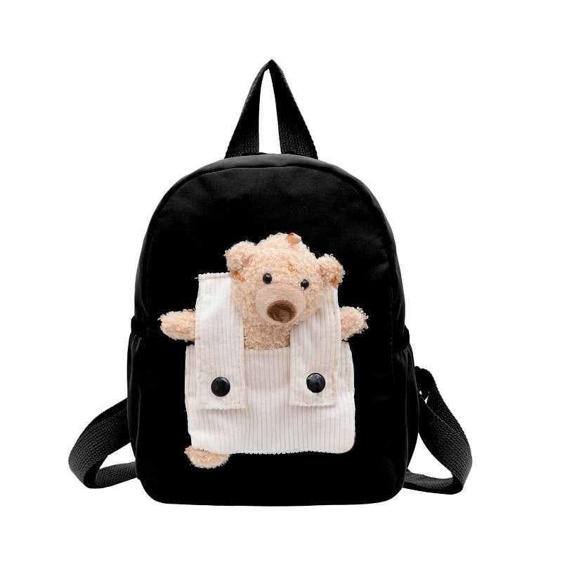 Kindergarten School Bag Cartoon Bear Unisex Backpack 2026 New Korean Style Trendy Children's Backpack Gift Bag Wholesale