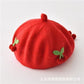 Spring and Autumn Korean Style Baby Boy and Girl Candy Color All-match Knitted Beret Children's Western Style Casual Wool Hat Paintler Hat