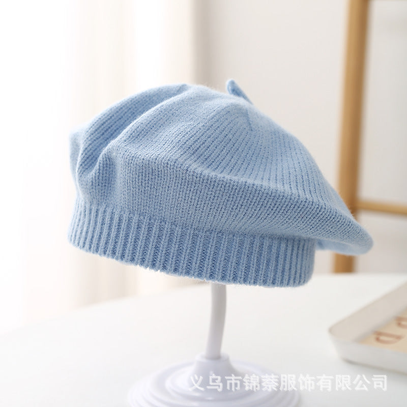 Super Cute Beret Baby Pullover Hat Spring and Autumn Thin Children's Sun Hat Boy's Baby's Fetal Hat Girls' Cute