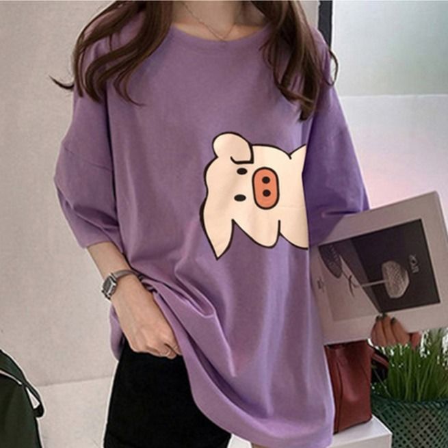 Maternity Tops, Summer Clothes, Nursing Clothes, Postpartum Clothes, Loose Clothes for Late Pregnancy, Short People with Big Belly t