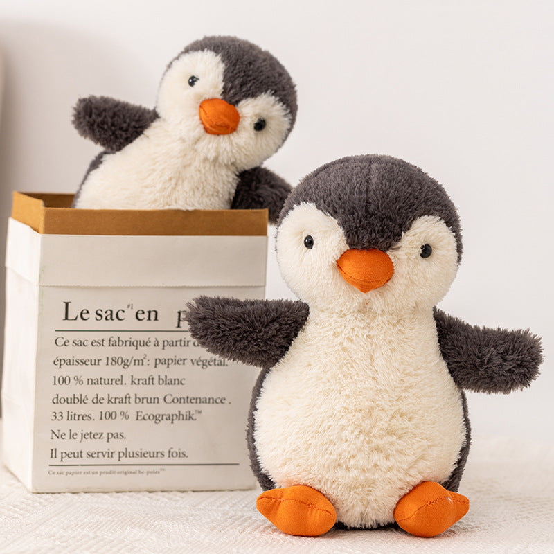 Peanut Penguin Doll Internet Popular Cute small size Soft Children's Comfort Plush Toy Grasping Machine Doll 8 Inch