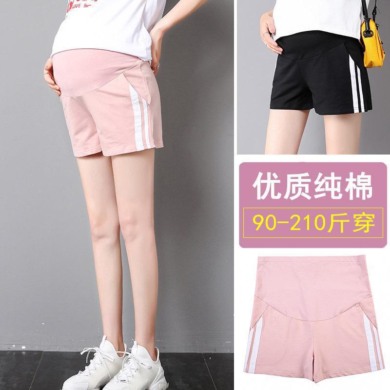 Pregnant Women's Shorts Summer Thin Loose plus size Outer Wear Casual Sports Base Summer Wear Pregnant Women's Adjustable Abdominal Pants