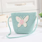 Cross-border New Children's Bag Spring and Summer New Children's Crossbody Bag Handmade Straw Satchel Travel Mini Coin Purse