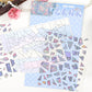 Paper Trace Puzzle Stickers Historical Trace Series National Trend Cultural Relics Design 3D Decorative Material Landscaping Stickers