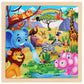 100 children's wooden cartoon animal dinosaur plane wooden puzzle boys and girls baby early education educational toys