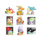 Children's Day Gift Compatible Lego Marine Animals Shark Clownfish Cartoon Doll Assembled Building Blocks Toy