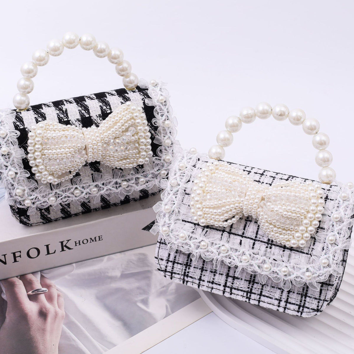 Fashionable Little Girl's Chanel-Style Bag, Children's Princess Crossbody Bag, Stylish and Cute Little Girl's Shoulder Handbag