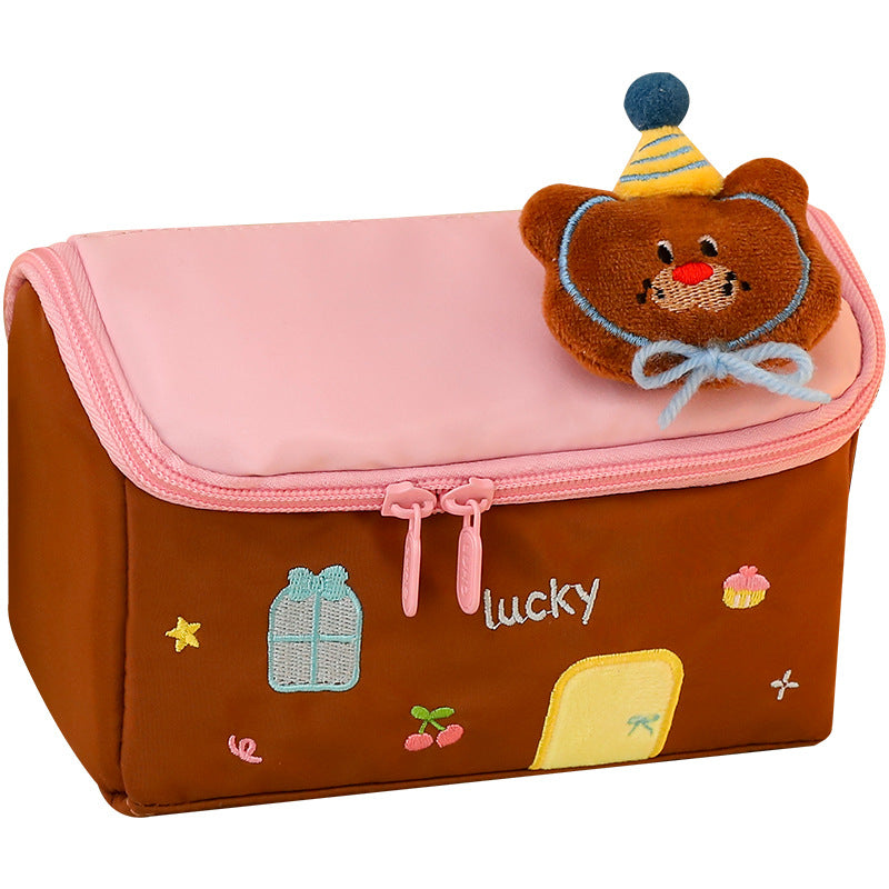 2026 New Style House Pencil Case for Junior High School Girls and Elementary School Students, High-Value Stationery Box for Girls, Large-Capacity Pencil Case
