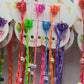 New Children's Colorful Clamp Small Braid Six-color Mixed Butterfly Love Five-pointed Star Wig Braid Performance Dirty Braids