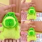 Cross-Border Capybara Mascot Backpack Small Pendant Keychain Chinese Style Zodiac Pendant Couple Ugly Doll