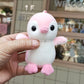 Creative cartoon four-sided bullet Penguin plush pendant cute animal doll bag car key chain pendant wholesale