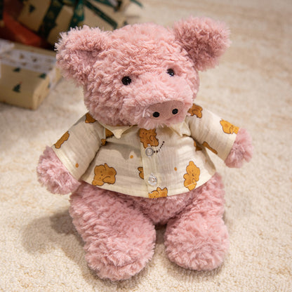 Barnabus Pig Doll Barcelona Bear Sleeping Doll Bed Rag Doll Ugly Cute Stuffed Toy Birthday Gift