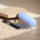 Cross-border Straight Hair Comb Silicone Storage Bag Lipstick Cosmetic Storage Bag Large Capacity Student Stationery Box Waterproof Bag