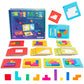 Tiktok-Style Quick Battle Puzzle Parent-Child Two-Player Focus Battle Building Block Educational Thinking Training Toy