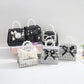 Cross-border new cotton and linen pearl portable children's messenger bag kindergarten children DIY naked bag manufacturers wholesale