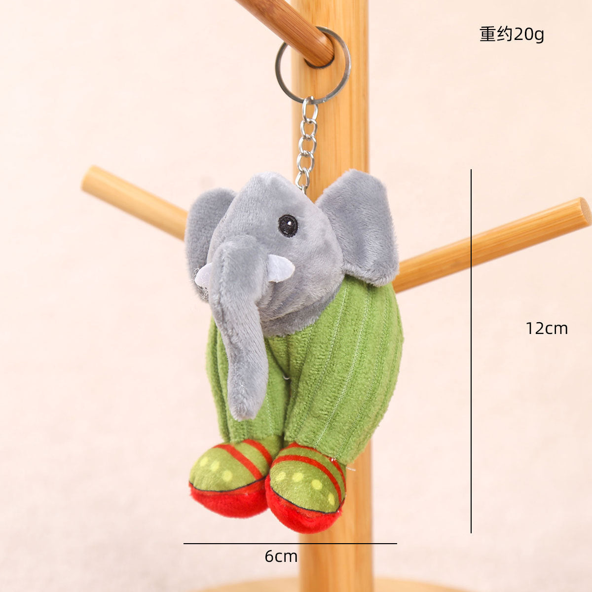 Cross-Border Ai Shanhaijing Monster Plush Toy Tungtungsahur Wooden Stick Man Pendant Doll Keychain