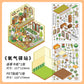 Infeel.Me Landscaping Stickers My Little House Series Miniature Three-Dimensional No-Cut Scene Handbook Quiet Book