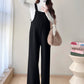 fleece-lined pregnant women's suspenders for autumn and winter 2024 new fashion outro simple loose casual adjustable jumpsuit