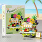 Compatible with Lego City Architecture Street View Hamburg Coffee Flower Shop Small Shop Building Blocks Children's Educational Toys Gifts