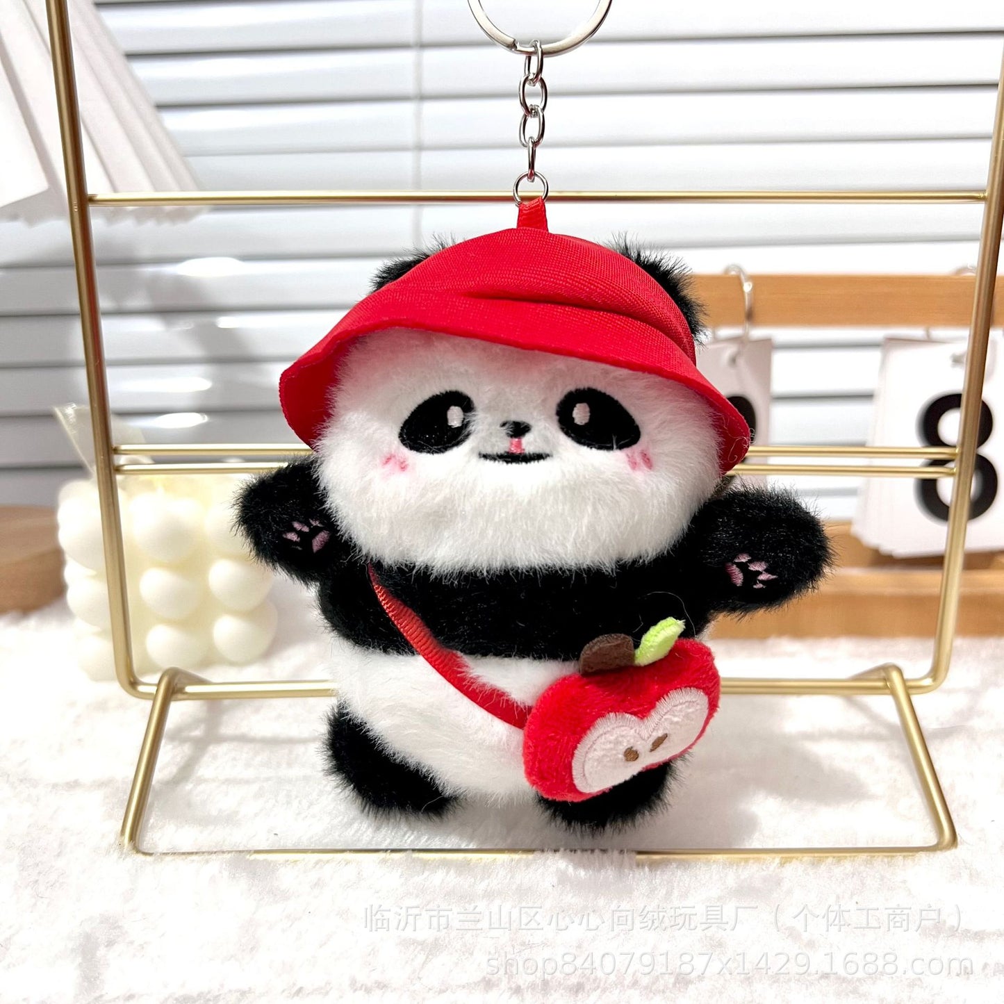 Internet Celebrant Cute Cute National Treasure Red Panda Pendant Plush Toy Doll Bag Bag Pendant Keychain Doll