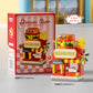 Compatible with Lego City Architecture Street View Hamburg Coffee Flower Shop Small Shop Building Blocks Children's Educational Toys Gifts